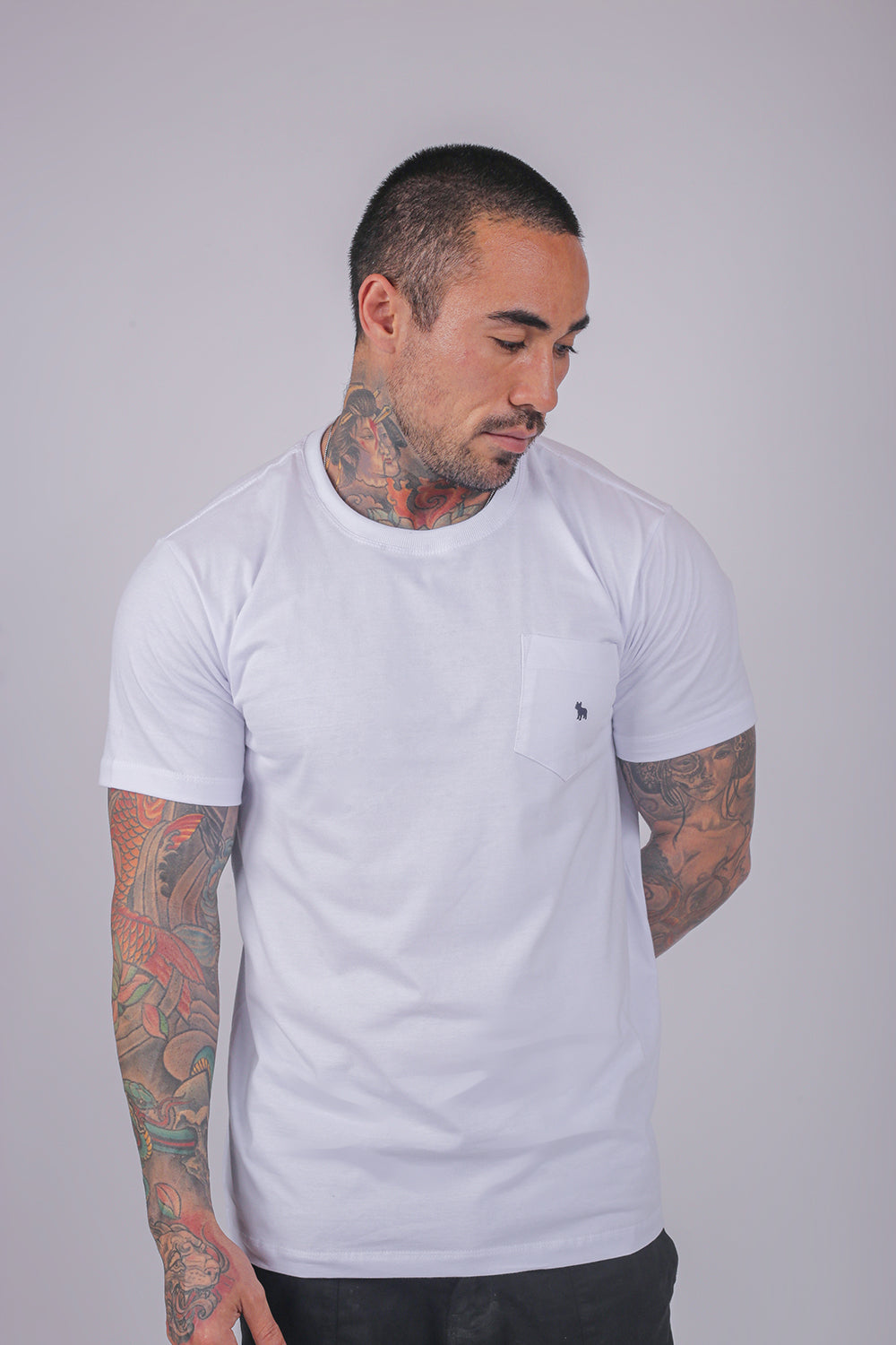 Tee Pocket White