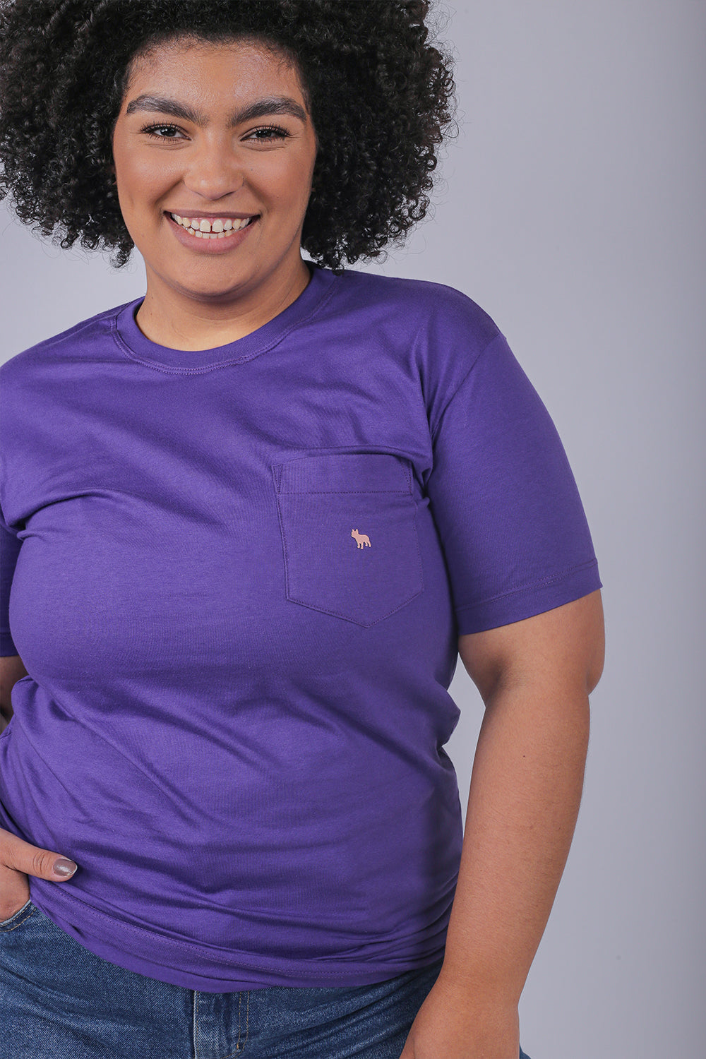 Tee Pocket Purple