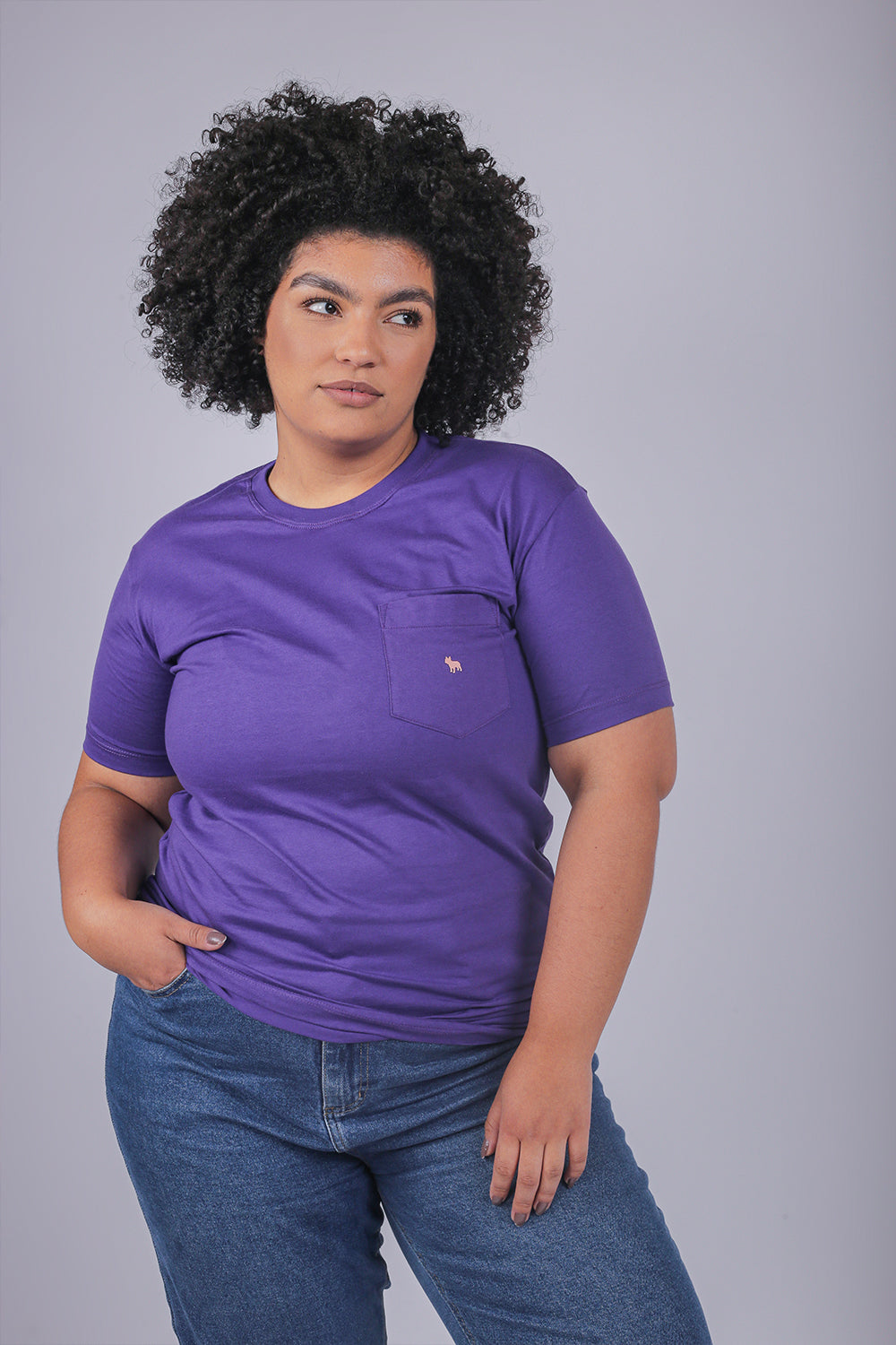 Tee Pocket Purple