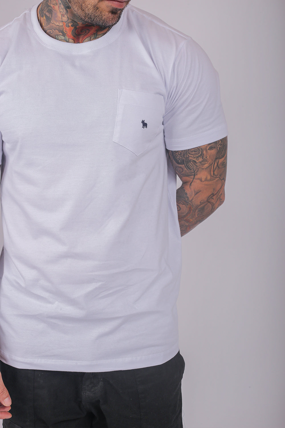 Tee Pocket White