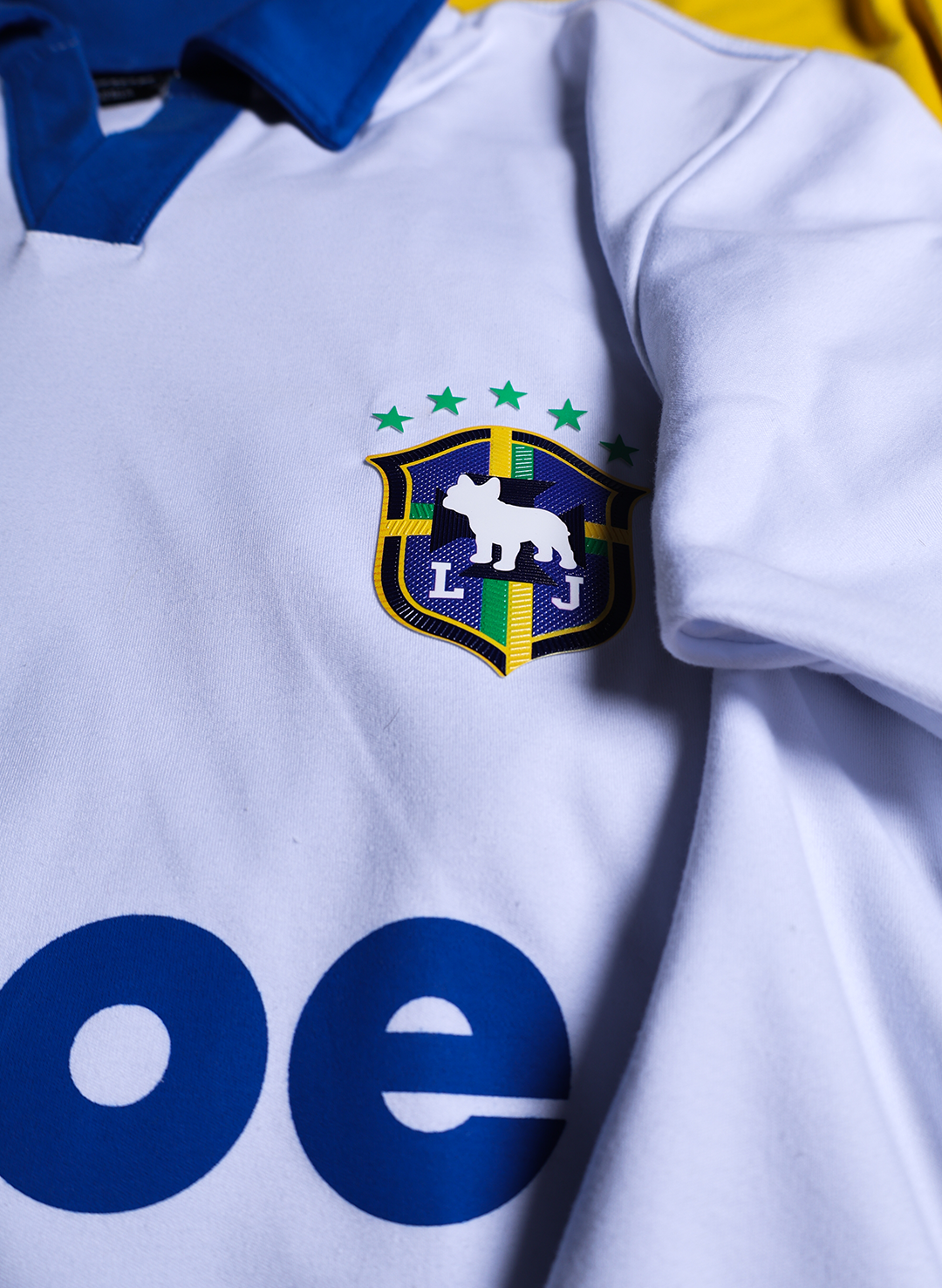 Little Jhoe Vai Brasil Oversized Blue Print